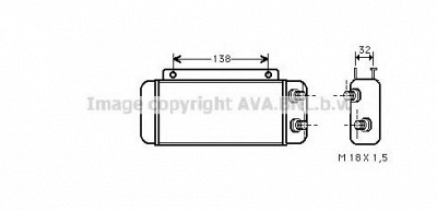 AVA QUALITY COOLING ms3011 -  масляный радиатор, двигательное масло